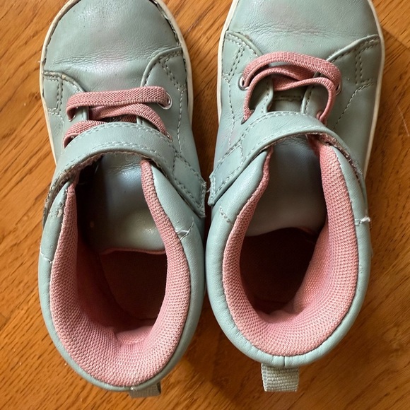 Toddler Green and Pink Shoes - Picture 1 of 5